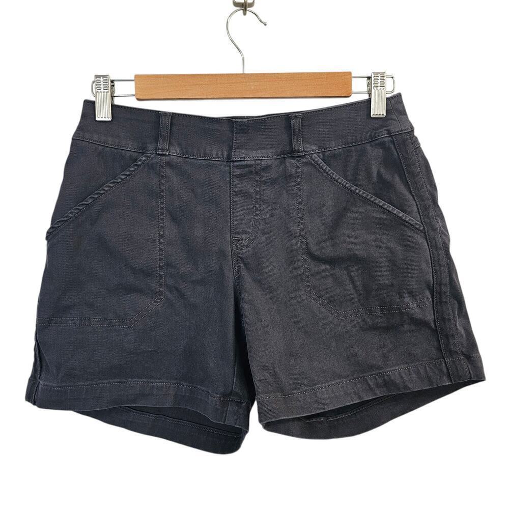 SPANX Superstretch Twill Shorts 5"  in Dark Gray Size S